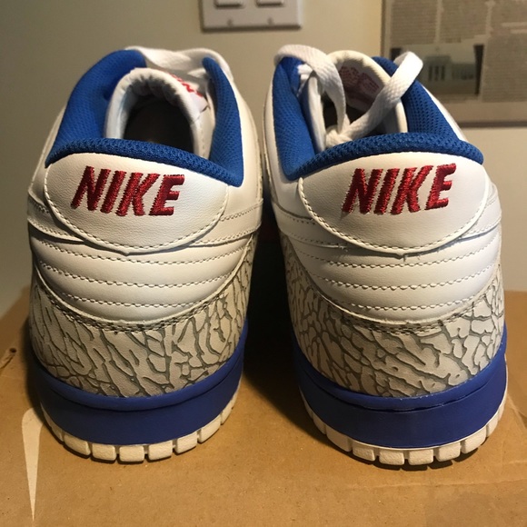 Nike Dunk Low CL Jordan Pack True Blue 3 size 13 - Picture 3 of 8